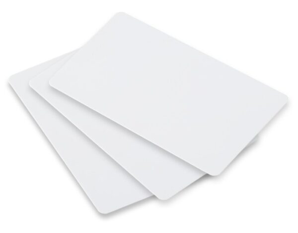 Tarjetas Adhesivas Blancas Zebra de PVC (104523-010)